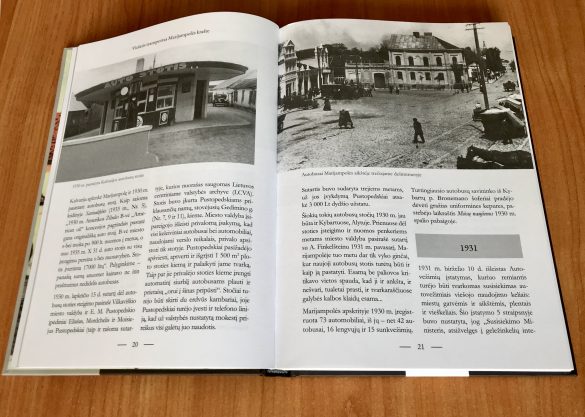„Viešasis transportas Marijampolės krašte.“ Knygos autorius Gintaras Kandrotas.